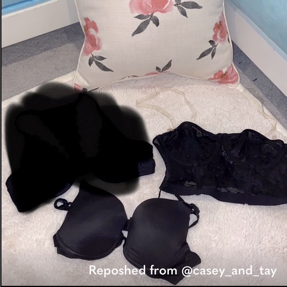 Black Lingerie Bundle! Size 34/36B